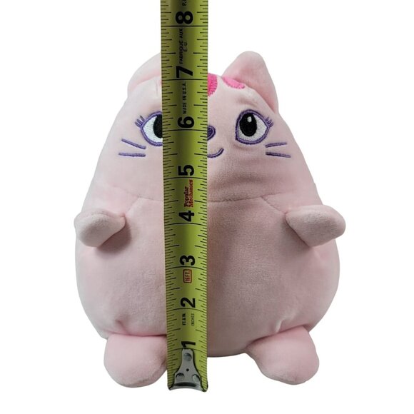 2/$15 Animal Adventure Cat Plush Pink 7.5" Fuzzy Tail Cutie Pie Squishy 2020 - Picture 11 of 11